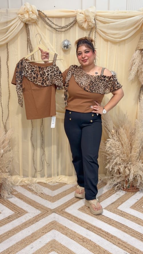 Solena Leopard Top